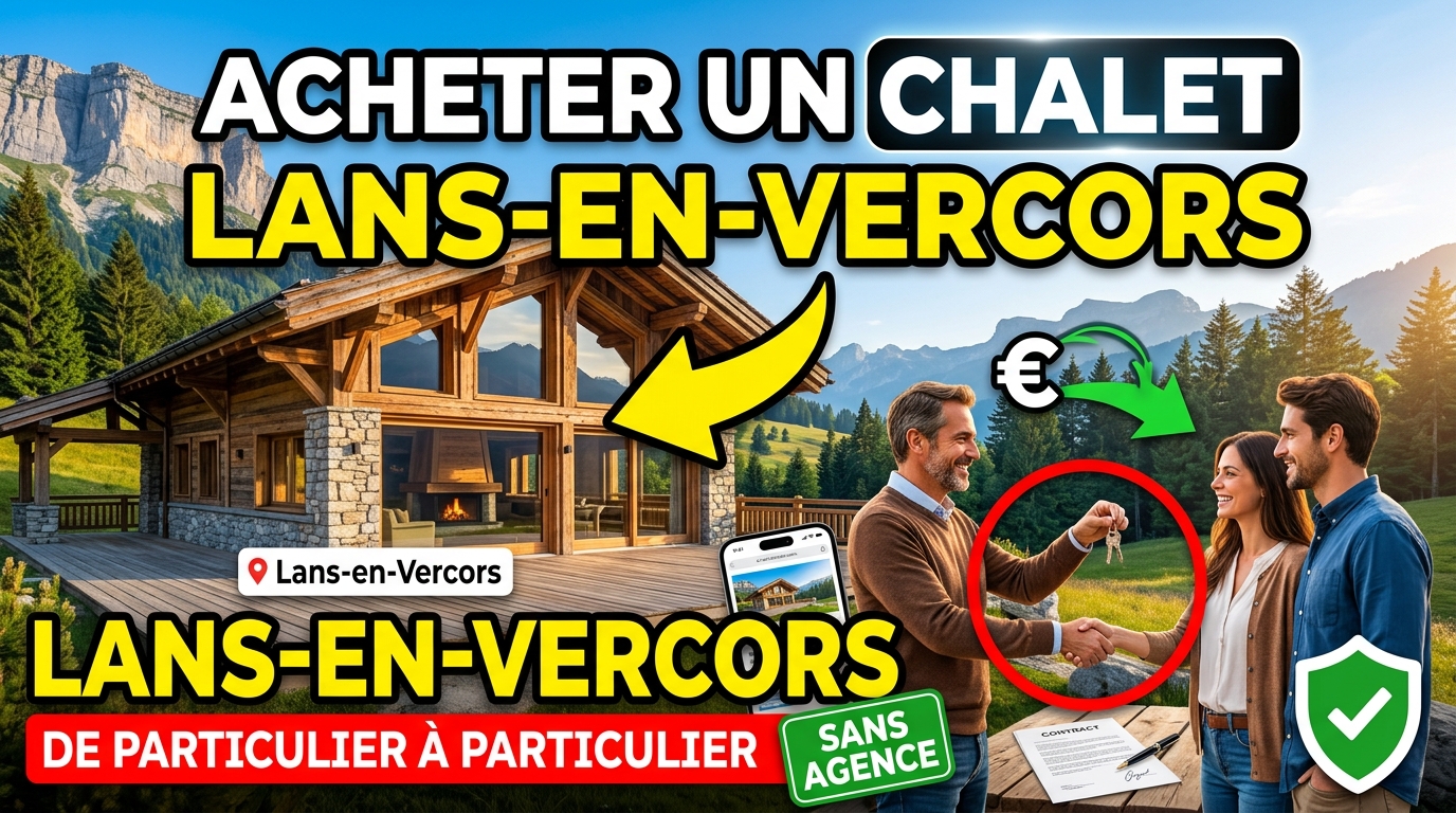 Chalet à vendre à Lans-en-Vercors entre particuliers , Parc du Vercors