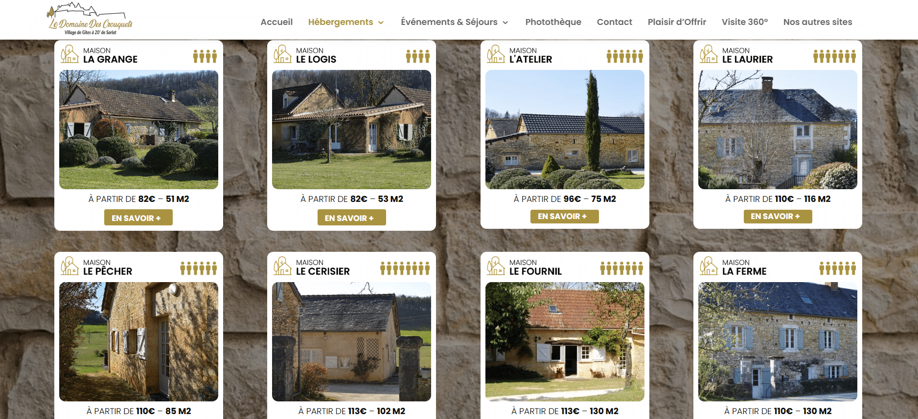 Les Crouquets : Gîtes en Dordogne (Périgord noir) pour vacances en famille, événements et séminaires