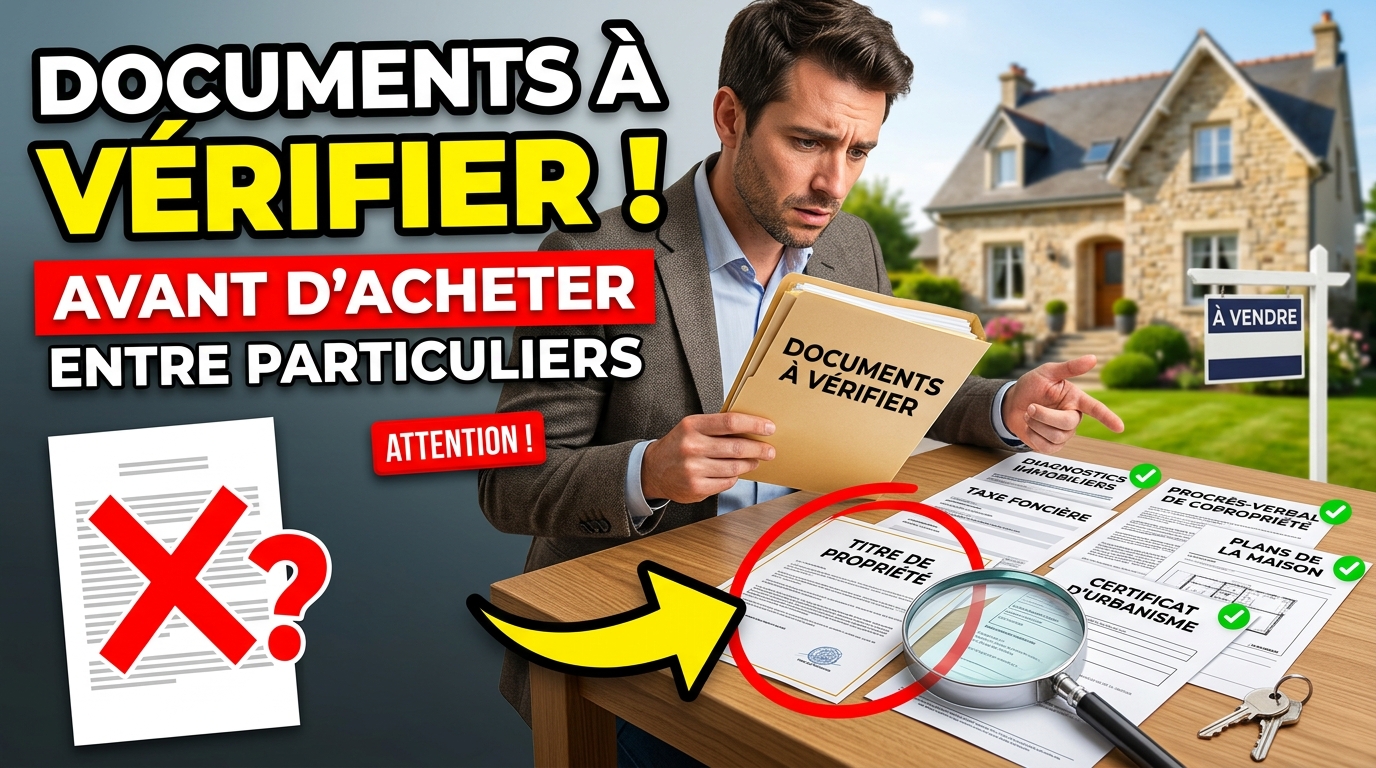 Les documents à vérifier avant d'acheter entre particuliers
