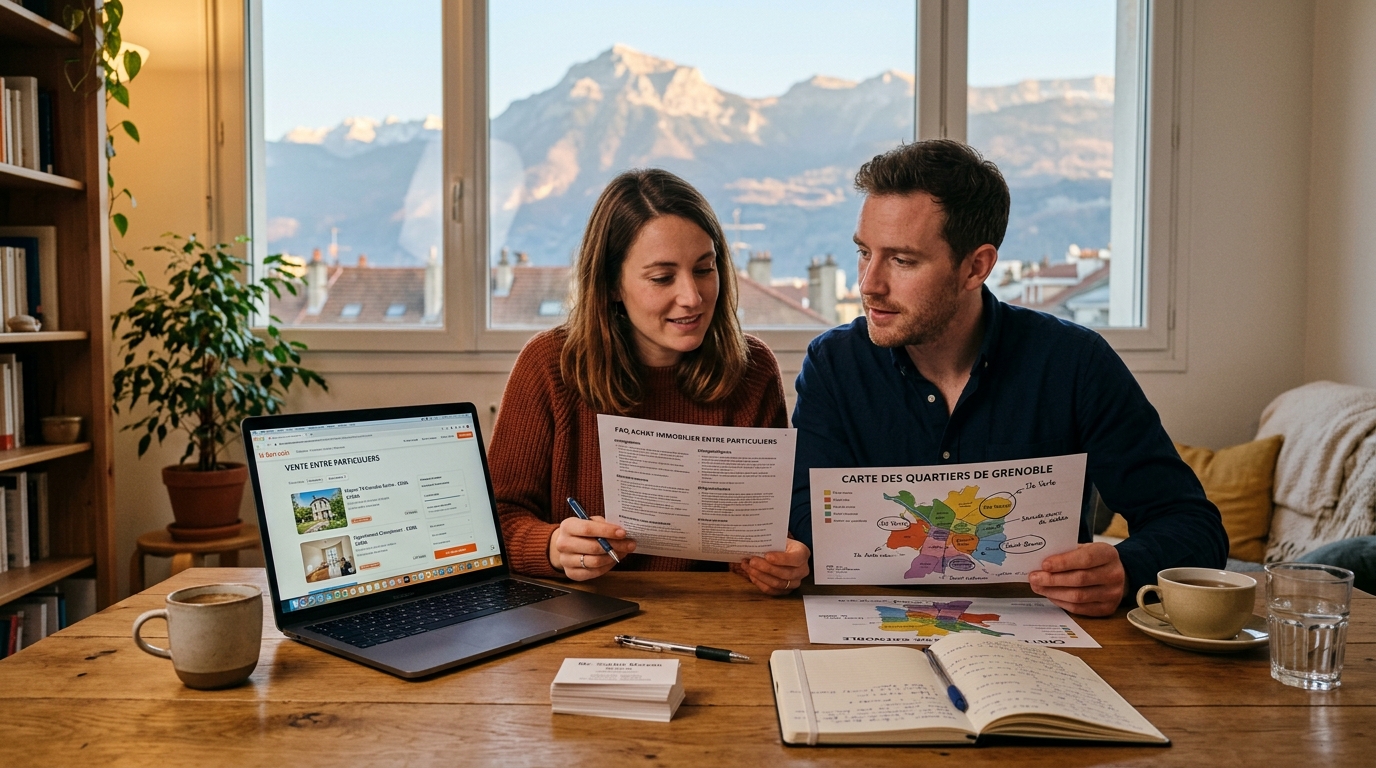 Vos questions sur l'immobilier à Grenoble entre particuliers