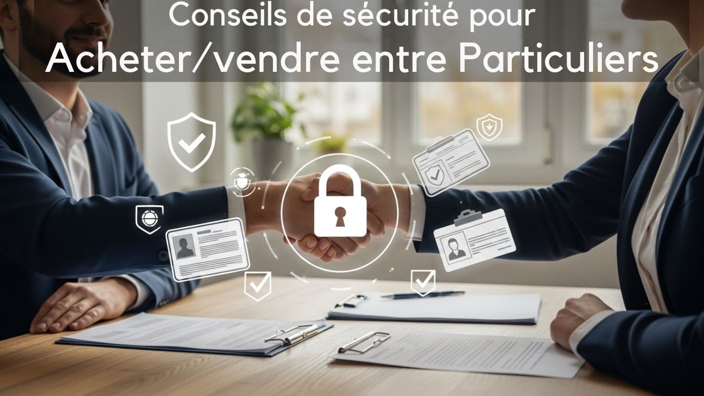 Conseils de sécurité pour acheter/vendre entre particuliers