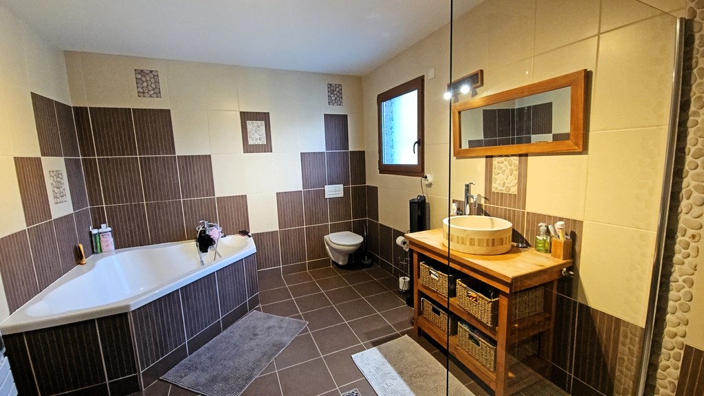 Maison à vendre à Nantes-en-Rattier – 220 m², vue montagnes, jacuzzi, panneaux solaires