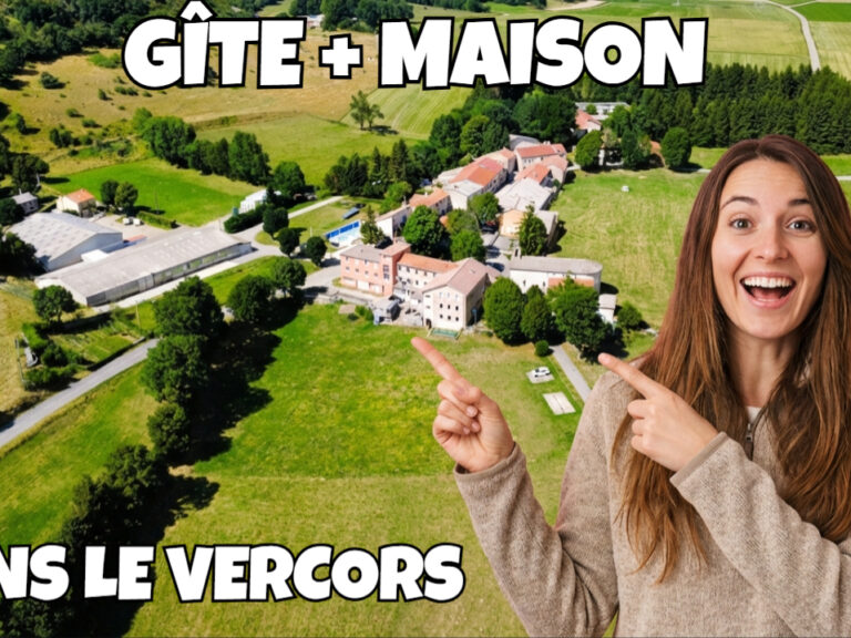 🏡 Gîte d’étape & maison de caractère à vendre dans le Vercors – Ancienne colonie devenue havre d’accueil