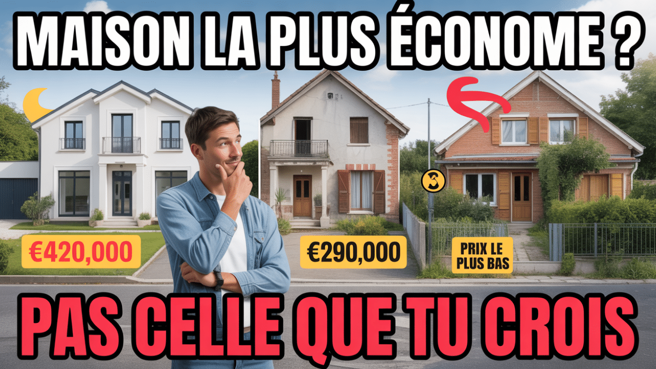 Quel type de maison coûte le moins cher ?