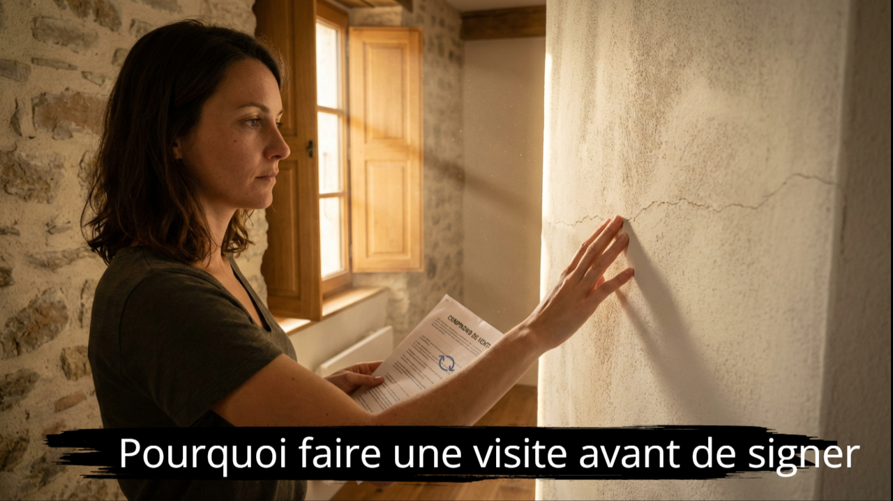 Pourquoi faire une visite avant de signer chez le notaire ? Pourquoi faire une visite avant de signer chez le notaire ?