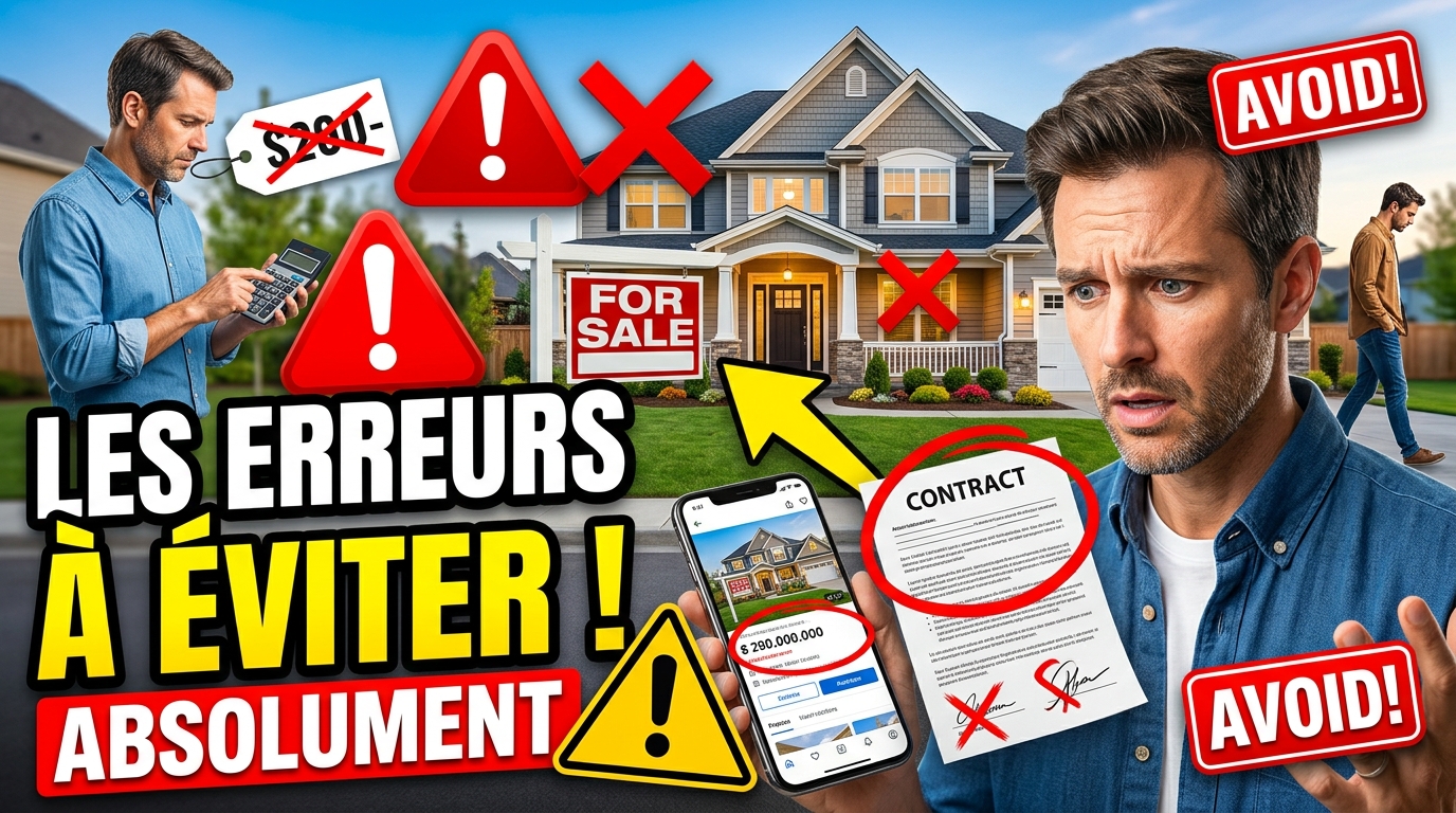 Les erreurs à éviter absolument