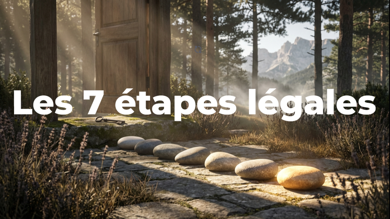 Les 7 étapes légales Les 7 étapes légales