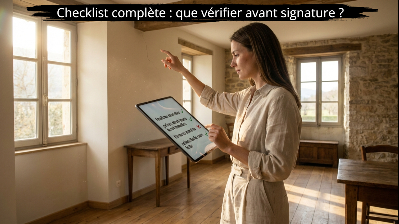 Checklist complète : que vérifier avant signature ? Checklist complète : que vérifier avant signature ?