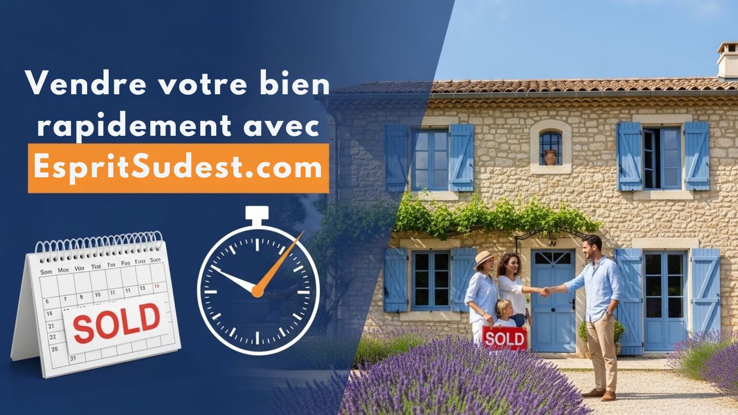Vendre votre bien rapidement avec espritsudest.com