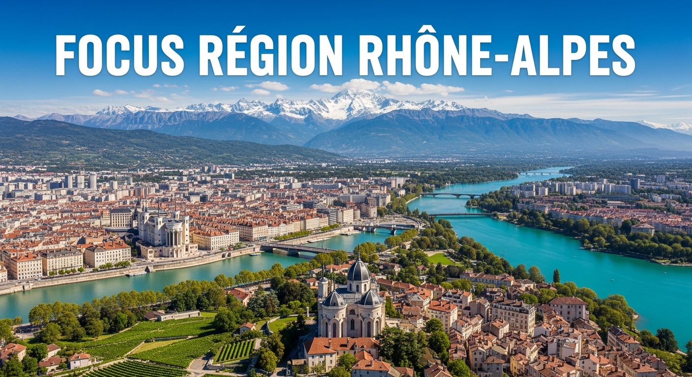Focus Région Rhône-Alpes et Provence : les villes où l'on vend le plus vite