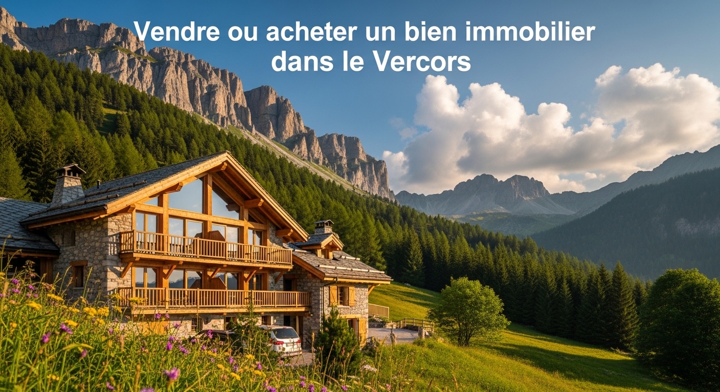Vendre ou acheter un bien immobilier dans le Vercors