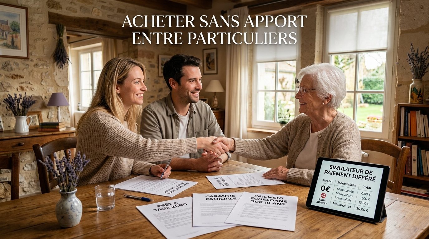 Acheter sans apport entre particuliers : l'avantage Esprit SudEst