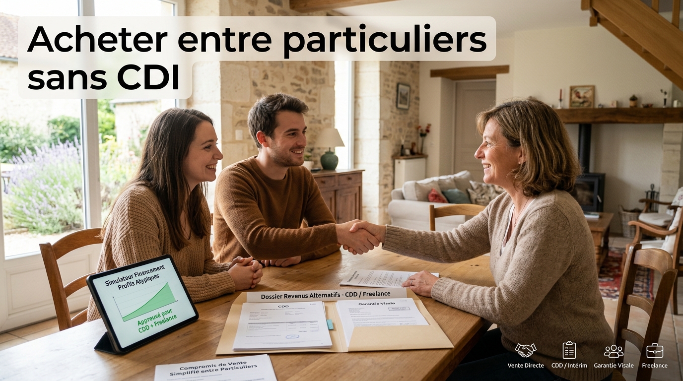 Acheter entre particuliers sans CDI