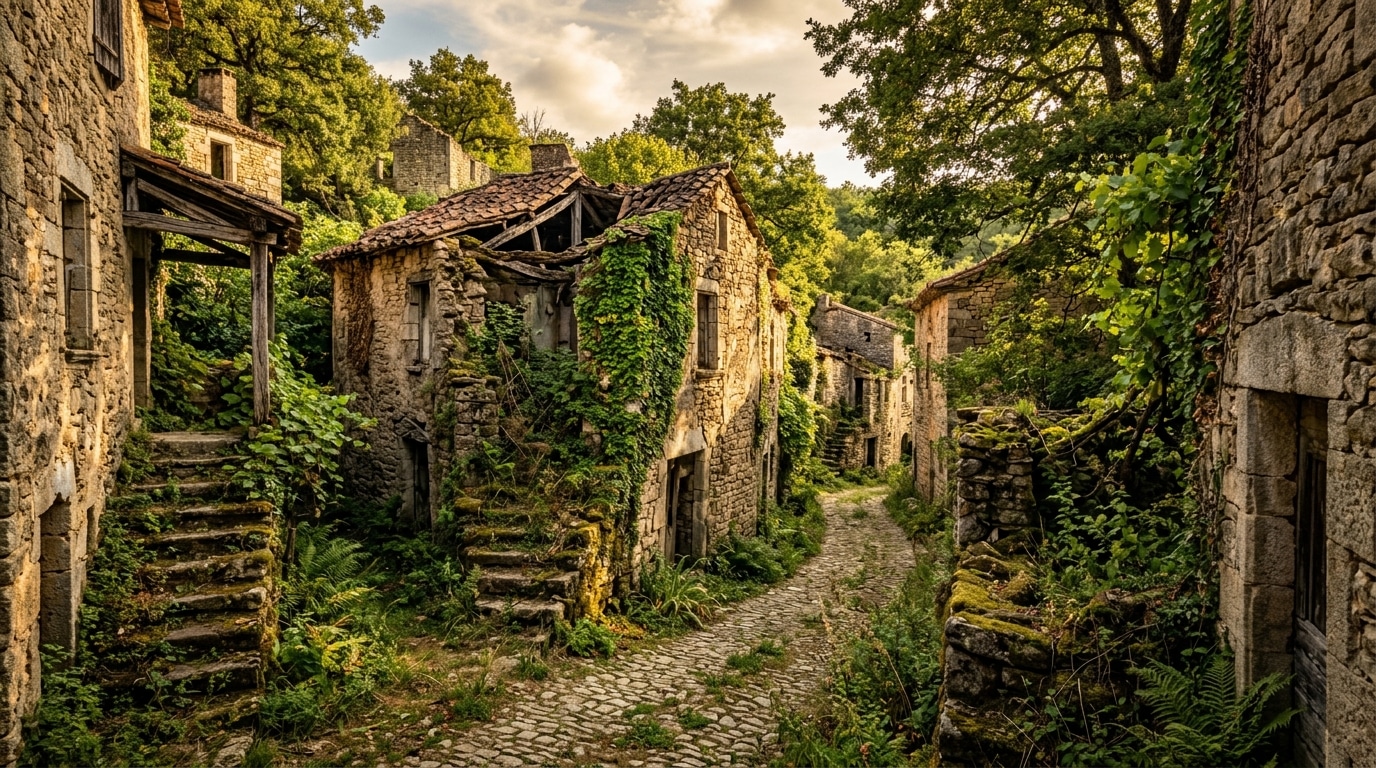 Qu'est-ce qu'un village abandonné ou un hameau à vendre en Ardèche Qu'est-ce qu'un village abandonné ou un hameau à vendre en Ardèche