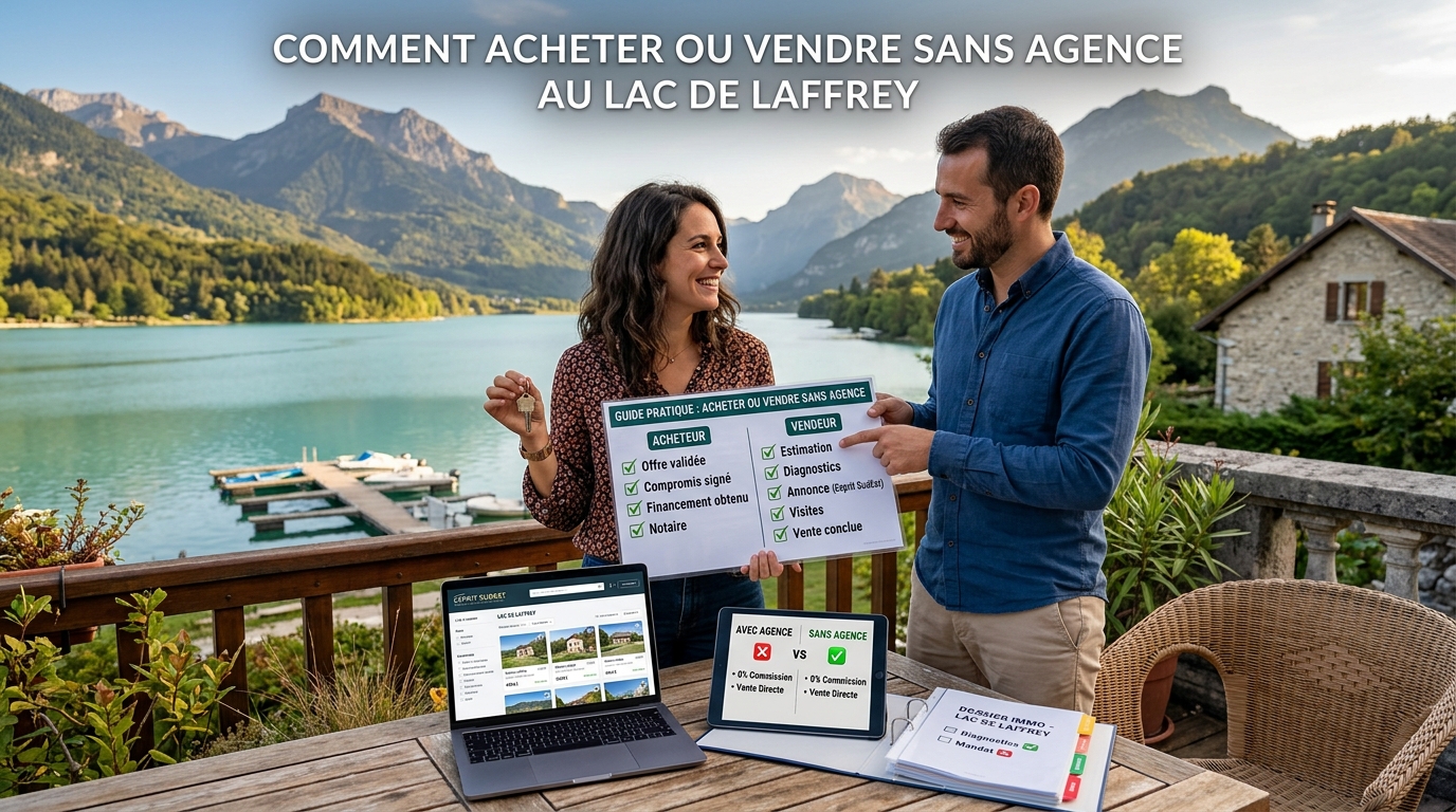 Comment acheter ou vendre sans agence au Lac de Laffrey Comment acheter ou vendre sans agence au Lac de Laffrey