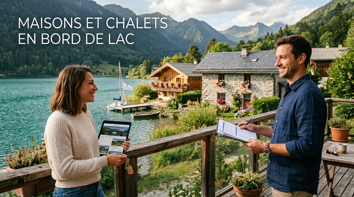 Les propriétés à vendre au Lac de Laffrey Les propriétés à vendre au Lac de Laffrey