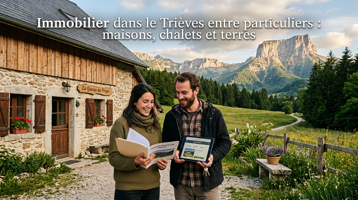 Les communes du Trièves où acheter entre particuliers Les communes du Trièves où acheter entre particuliers