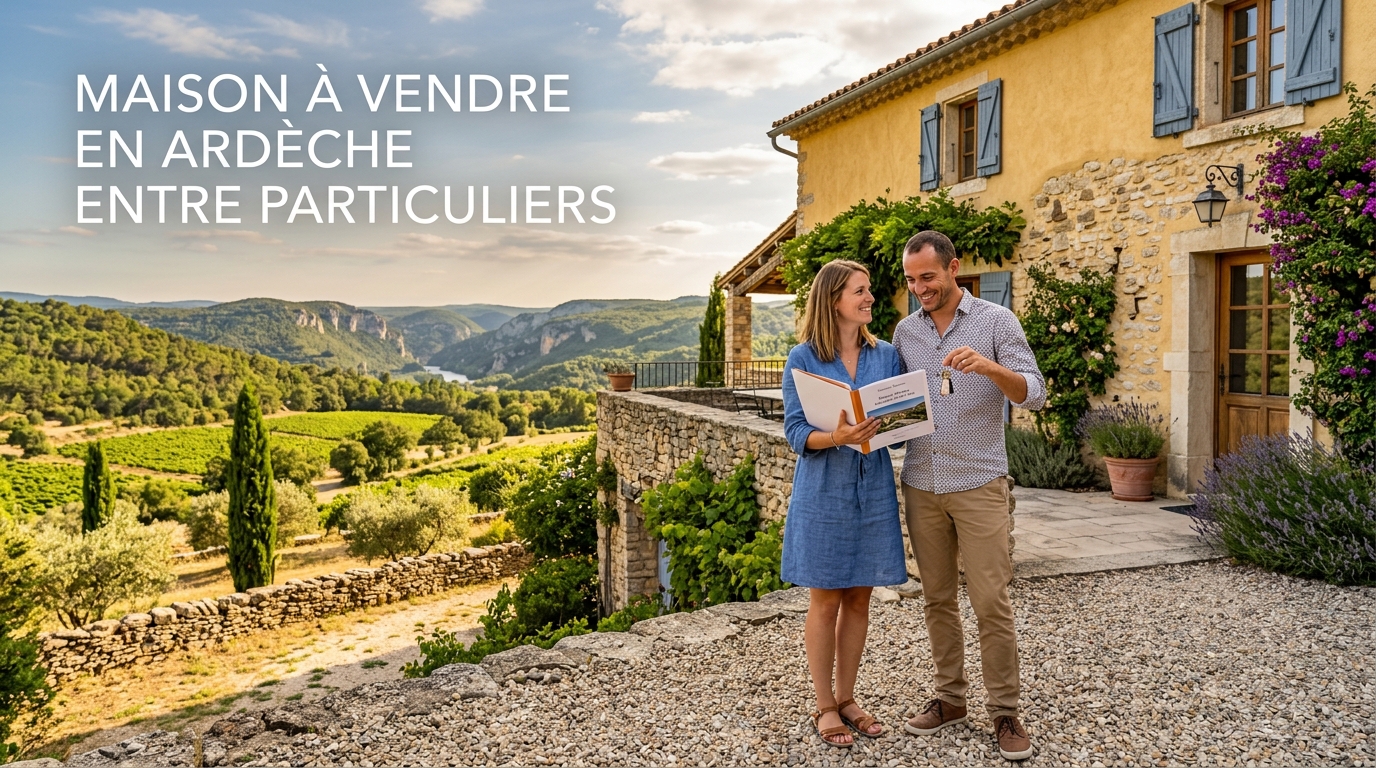 Maison à vendre en Ardèche entre particuliers