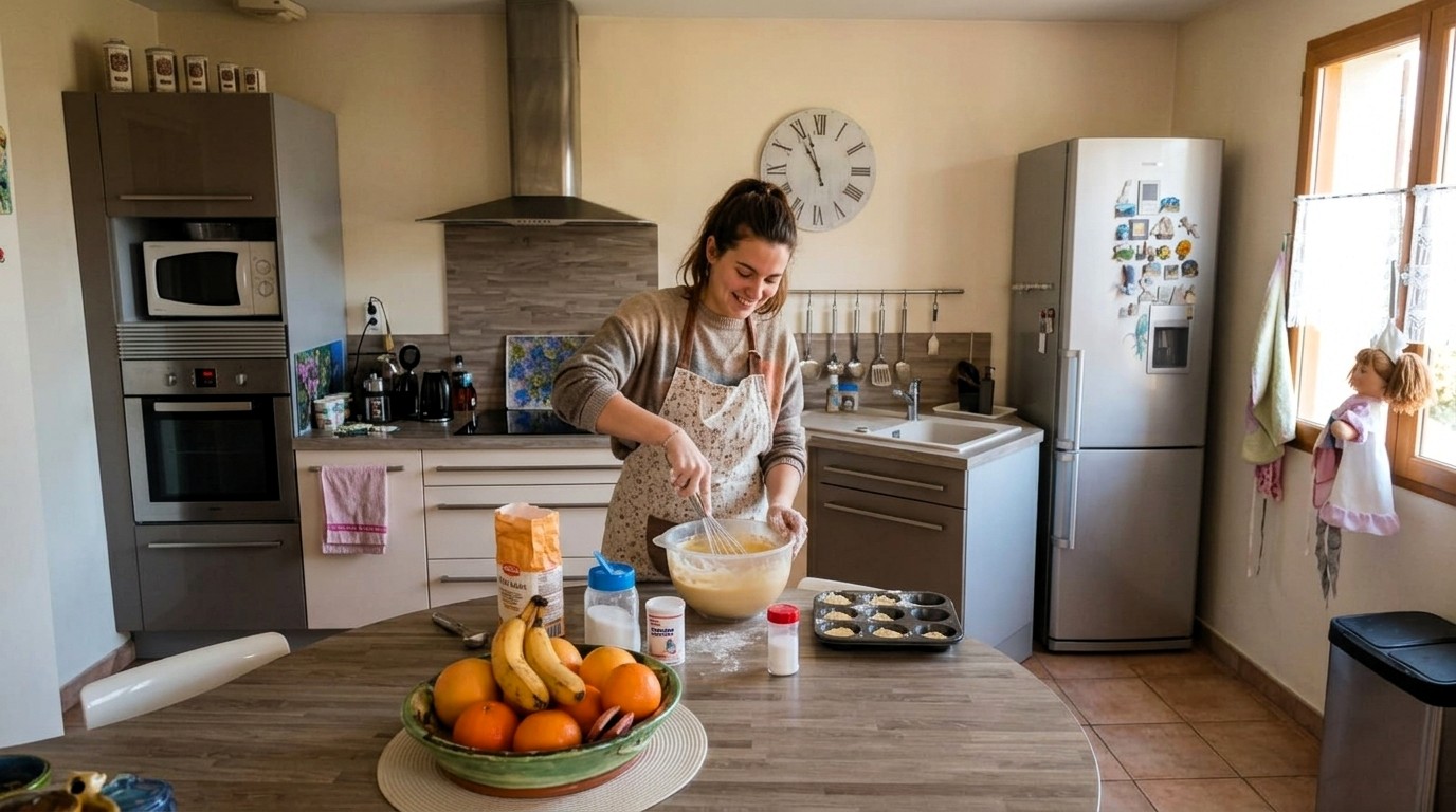 Salon / séjour de 43m², ouvert sur une cuisine équipée Salon / séjour de 43m², ouvert sur une cuisine équipée