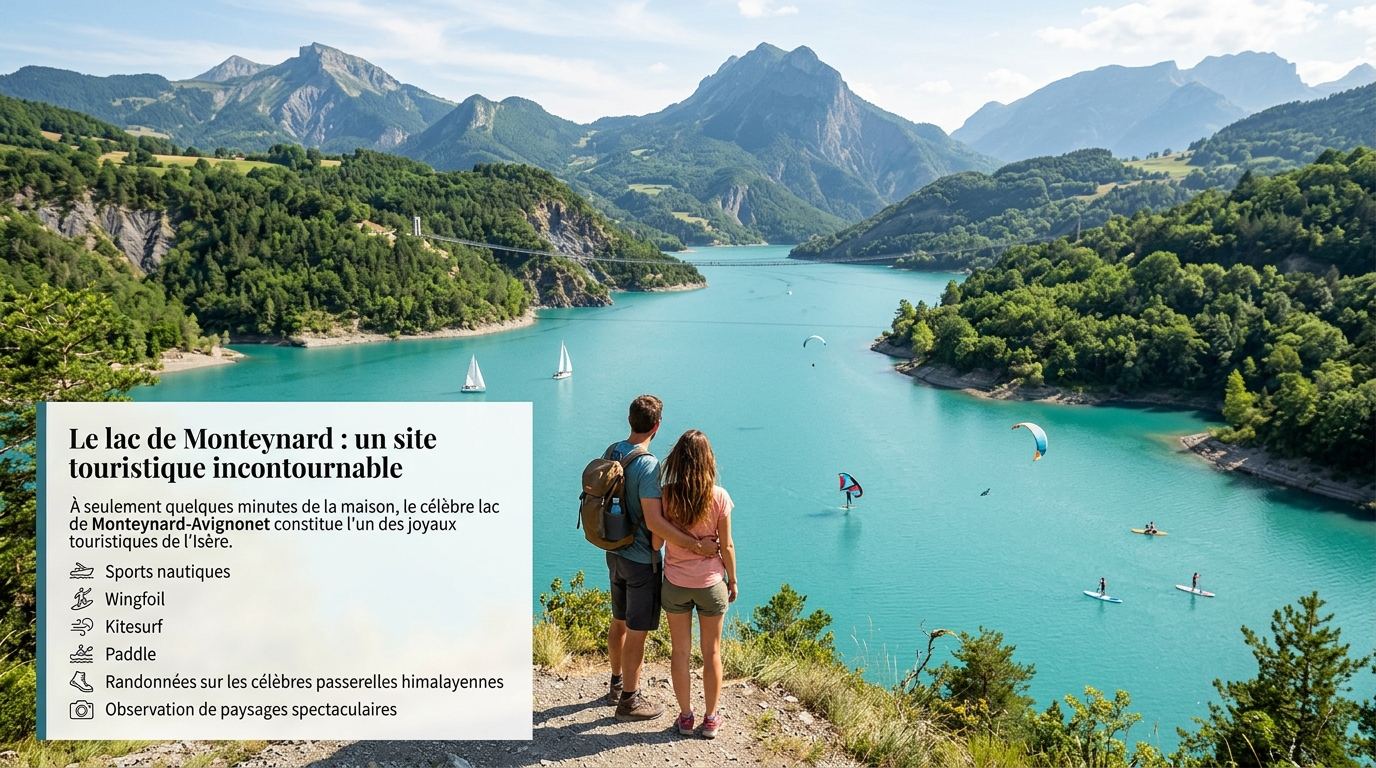 Le lac de Monteynard : un site touristique incontournable Le lac de Monteynard : un site touristique incontournable