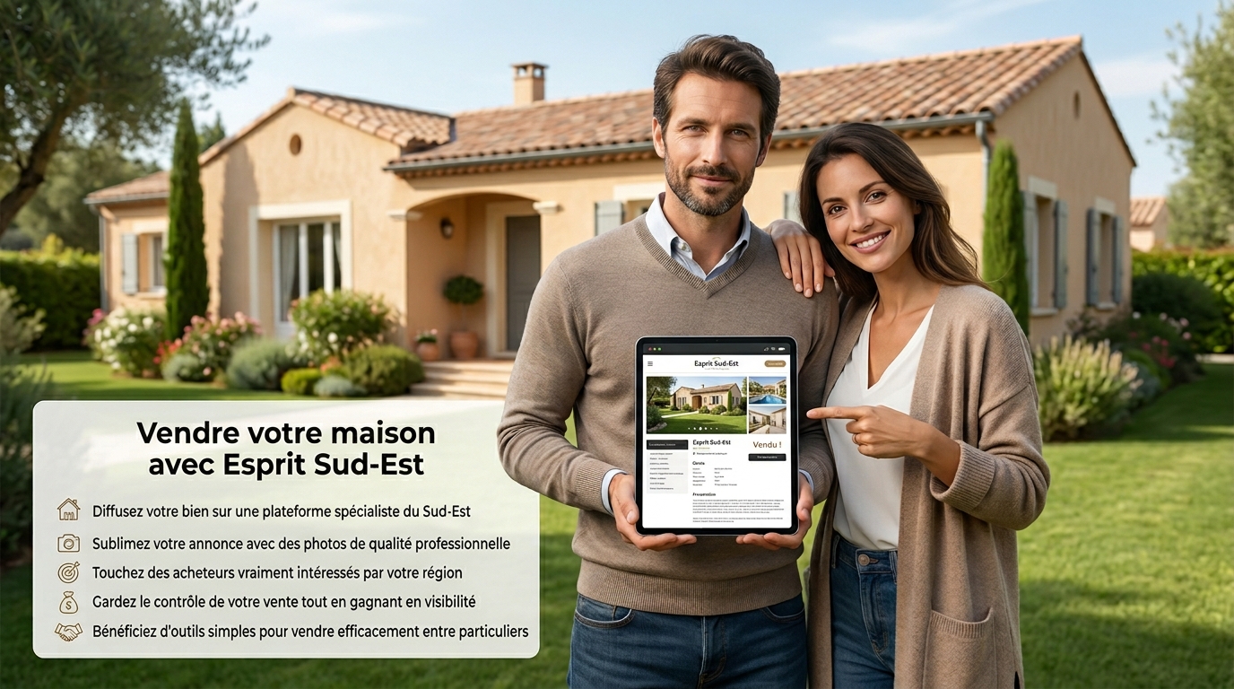 Trouvez votre maison à Montélimar entre particuliers sur Esprit Sud-Est