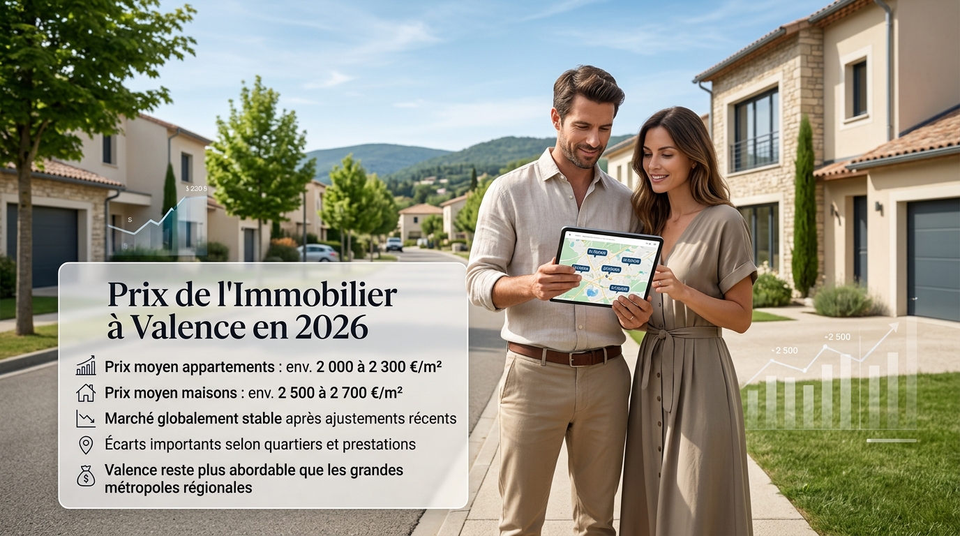 Prix de l'immobilier à Valence en 2026 Prix de l'immobilier à Valence en 2026