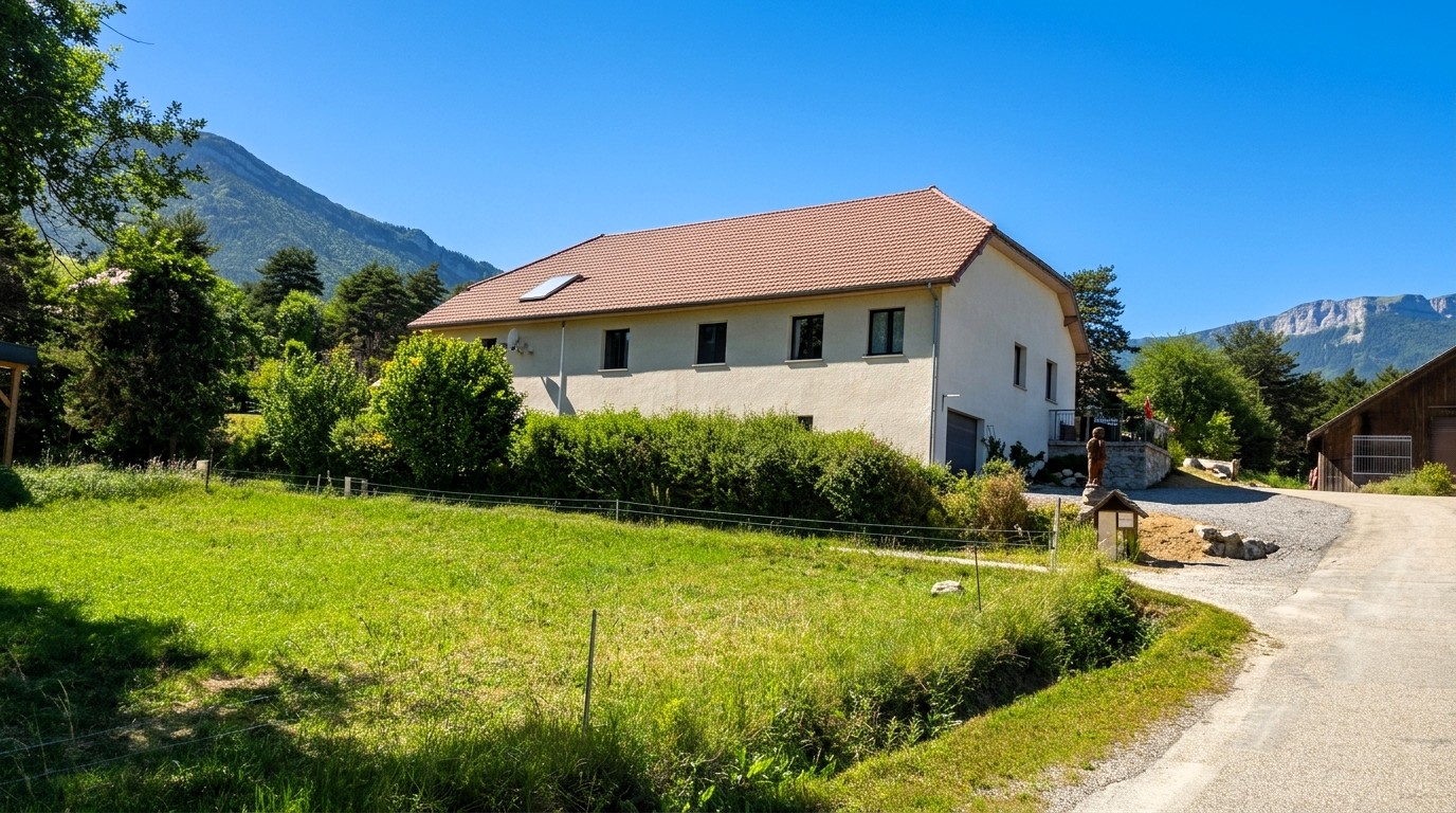 Maison avec Airbnb à vendre dans le Trièves (6) Sous-sol complet de 250 m²
