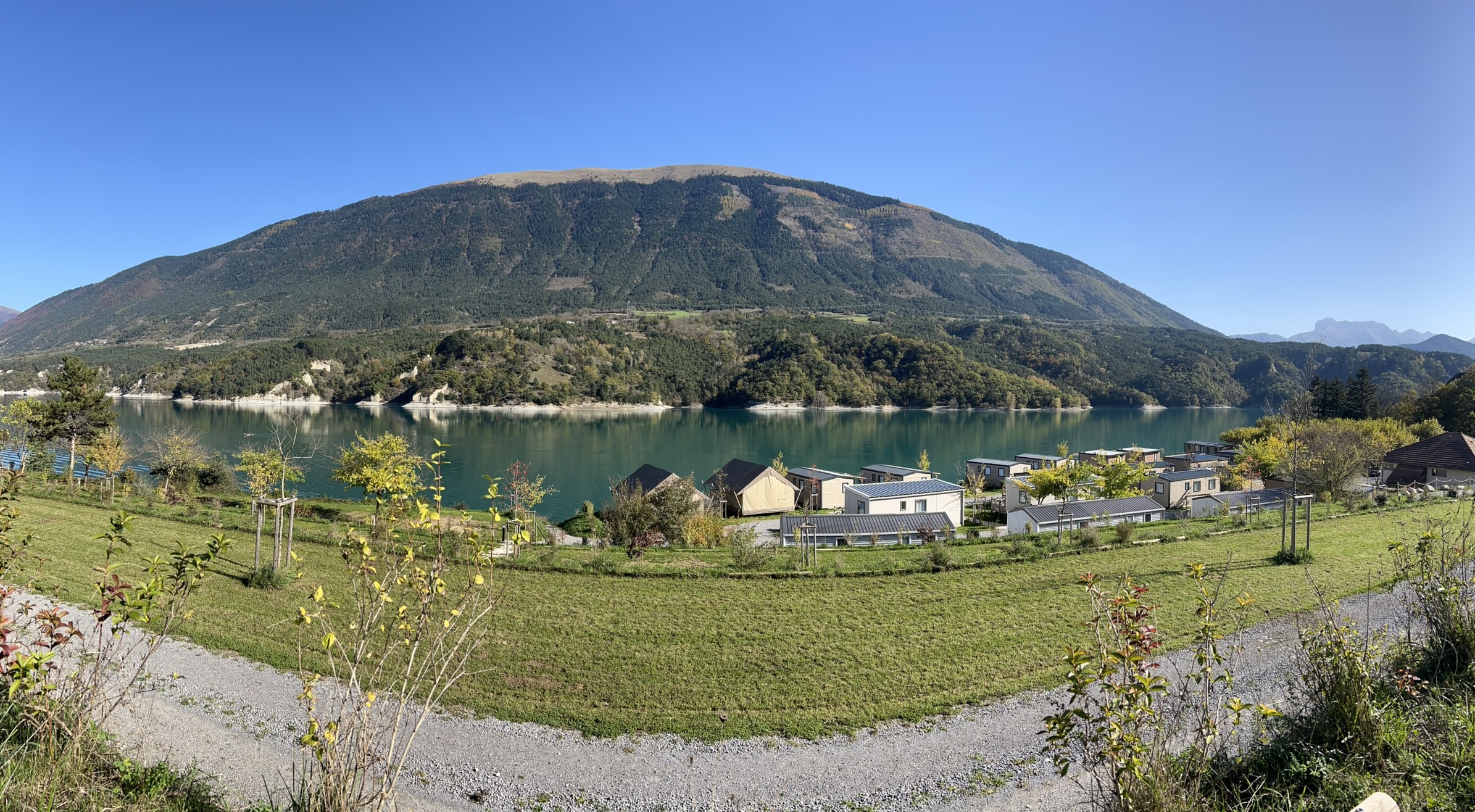 camping Herbelon lac Monteynard Isère kitesurf