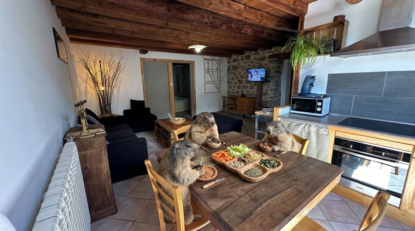 Gîte “La Marmotte” – 65 m² – 4 personnes