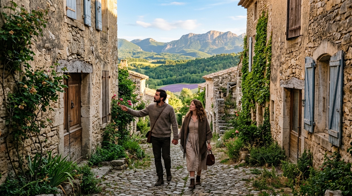 Où trouver un hameau ou une maison abandonnée dans la Drôme ?