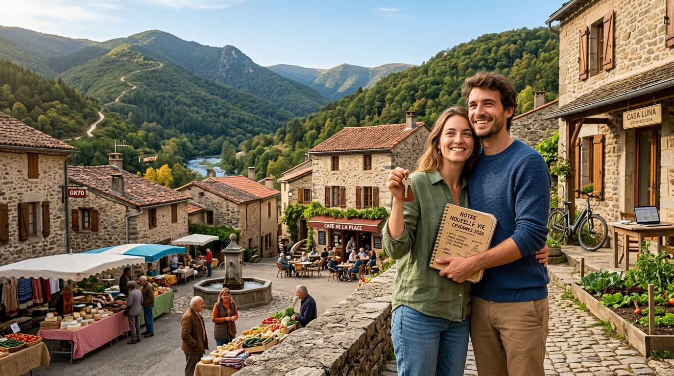 Lire la suite à propos de l’article Vivre dans les Cévennes : qualité de vie, villages de caractère et projets de vie en 2026