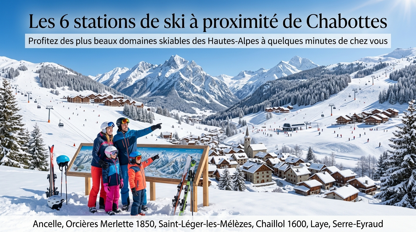 Chabottes, un point de départ idéal pour le ski dans le Champsaur