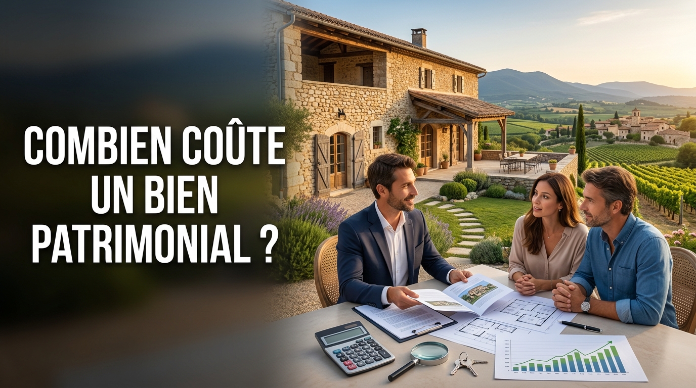 Combien coûte un bien patrimonial en Rhône-Alpes ?