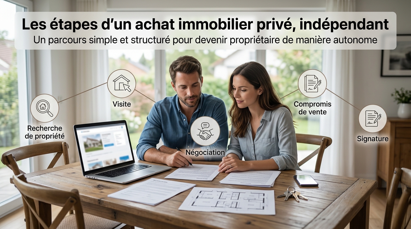 Les étapes d'un achat sans agence entre particuliers