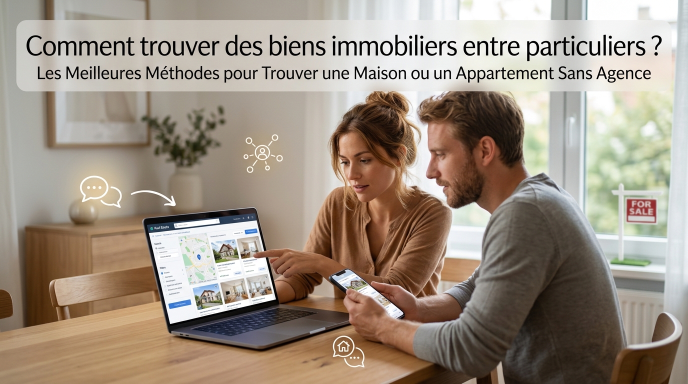 Comment trouver des biens entre particuliers