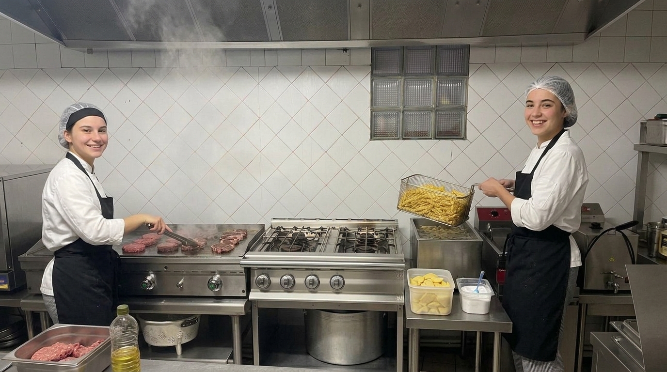 Une cuisine professionnelle équipée pour démarrer immédiatement