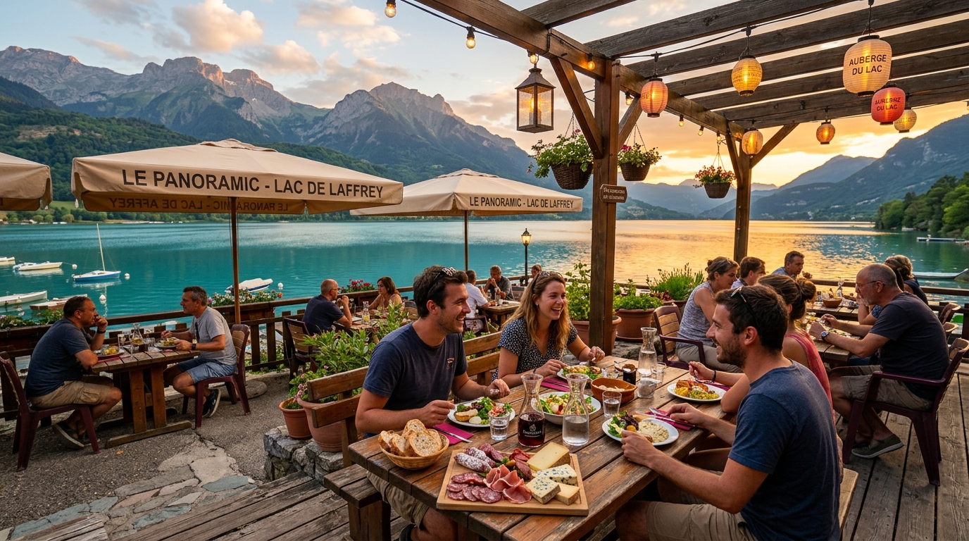 Où manger autour du lac de Laffrey ? Restaurants et guinguettes