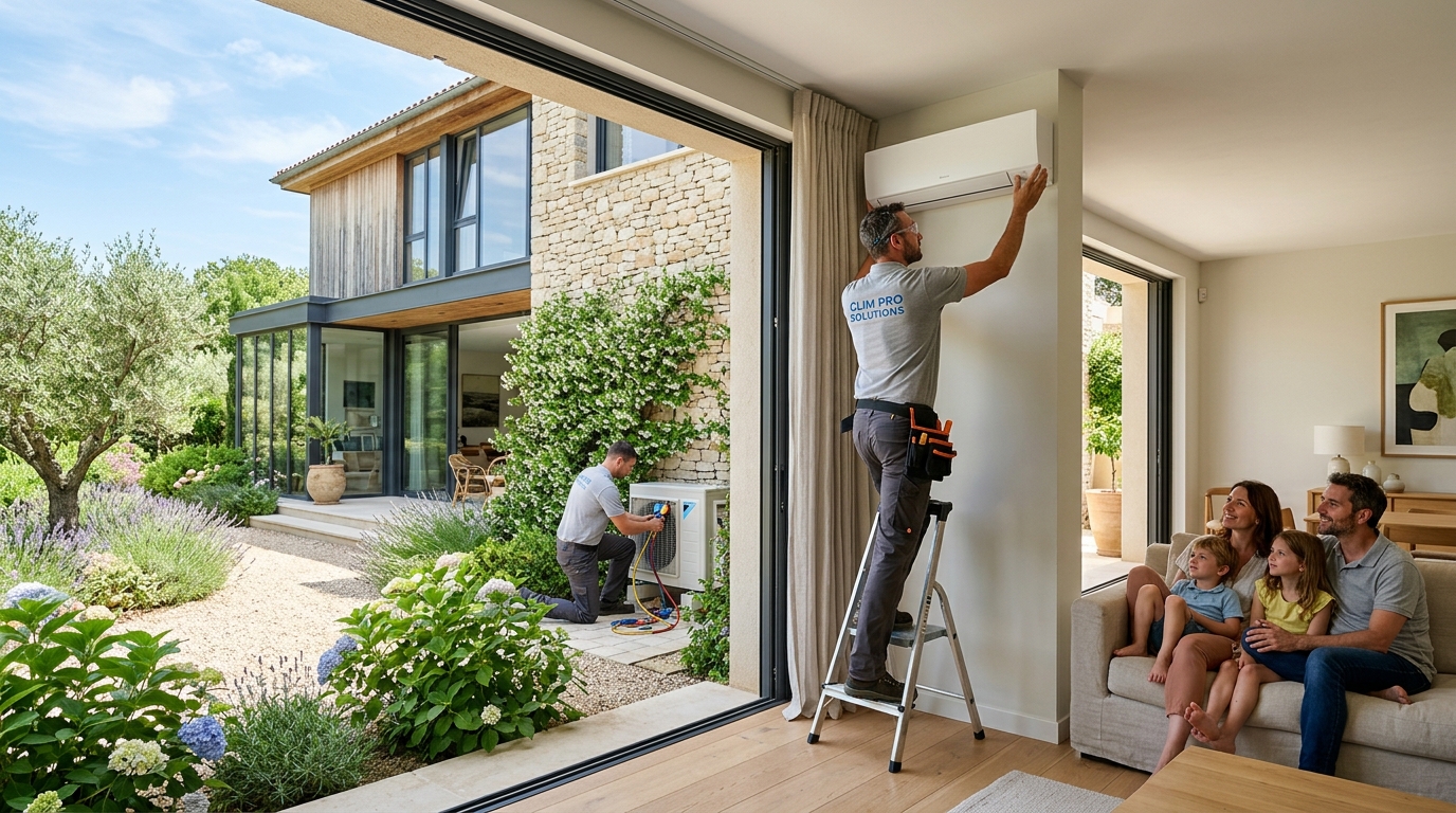 Lire la suite à propos de l’article Installer la climatisation dans une maison : types, étapes, budget et impact sur la valeur