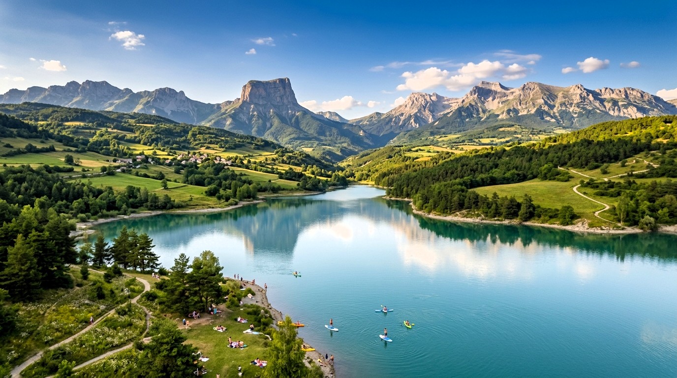 Le Trièves en été : nature, lac et grand air