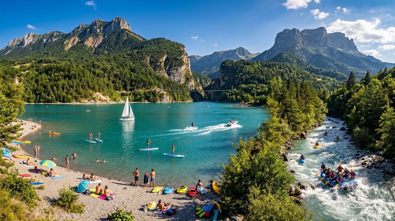 Les meilleurs spots pour les activités nautiques en Isère