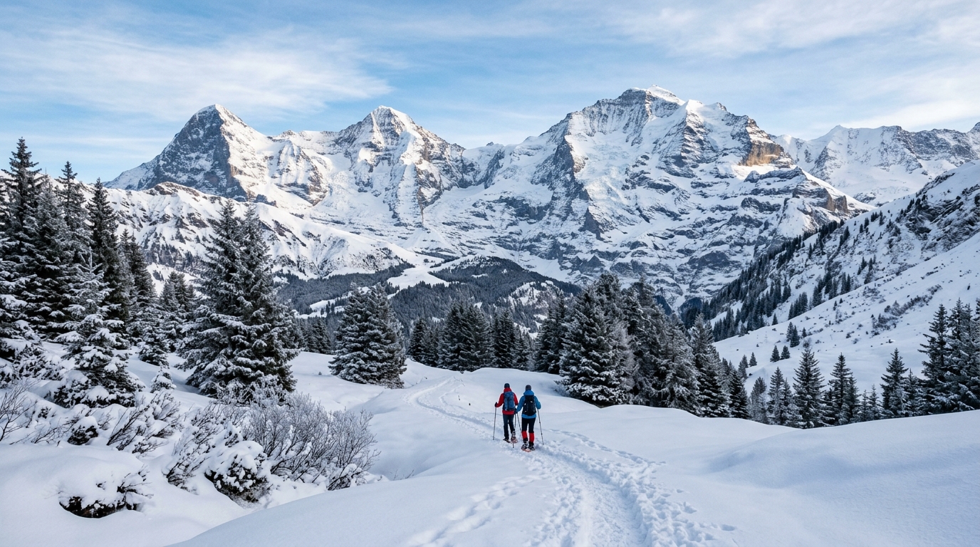 En hiver : la montagne à portée de main