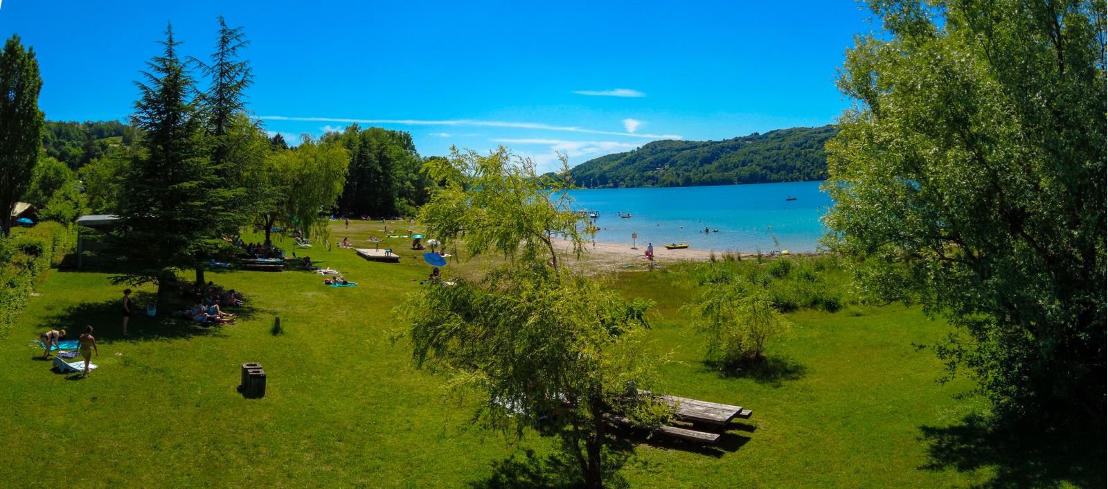 camping Détente et Clapotis lac Paladru 4 étoiles