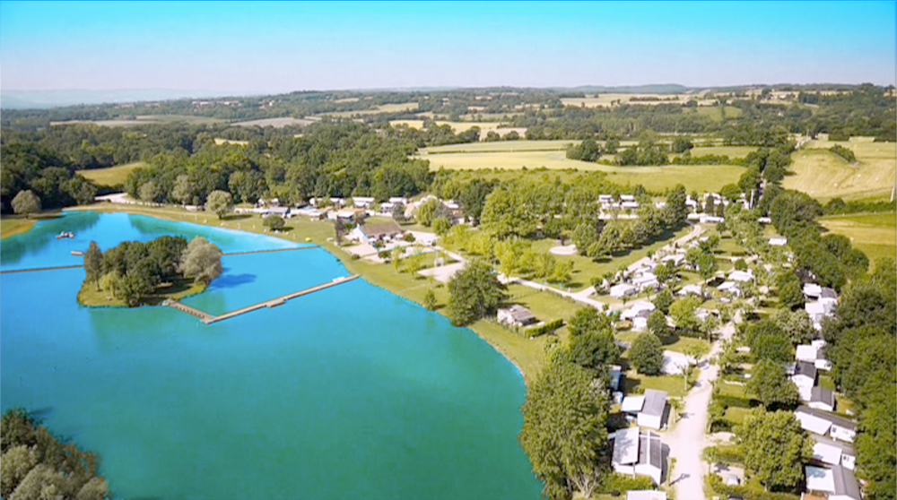 camping Île aux Perdrix Vienne Isère étang