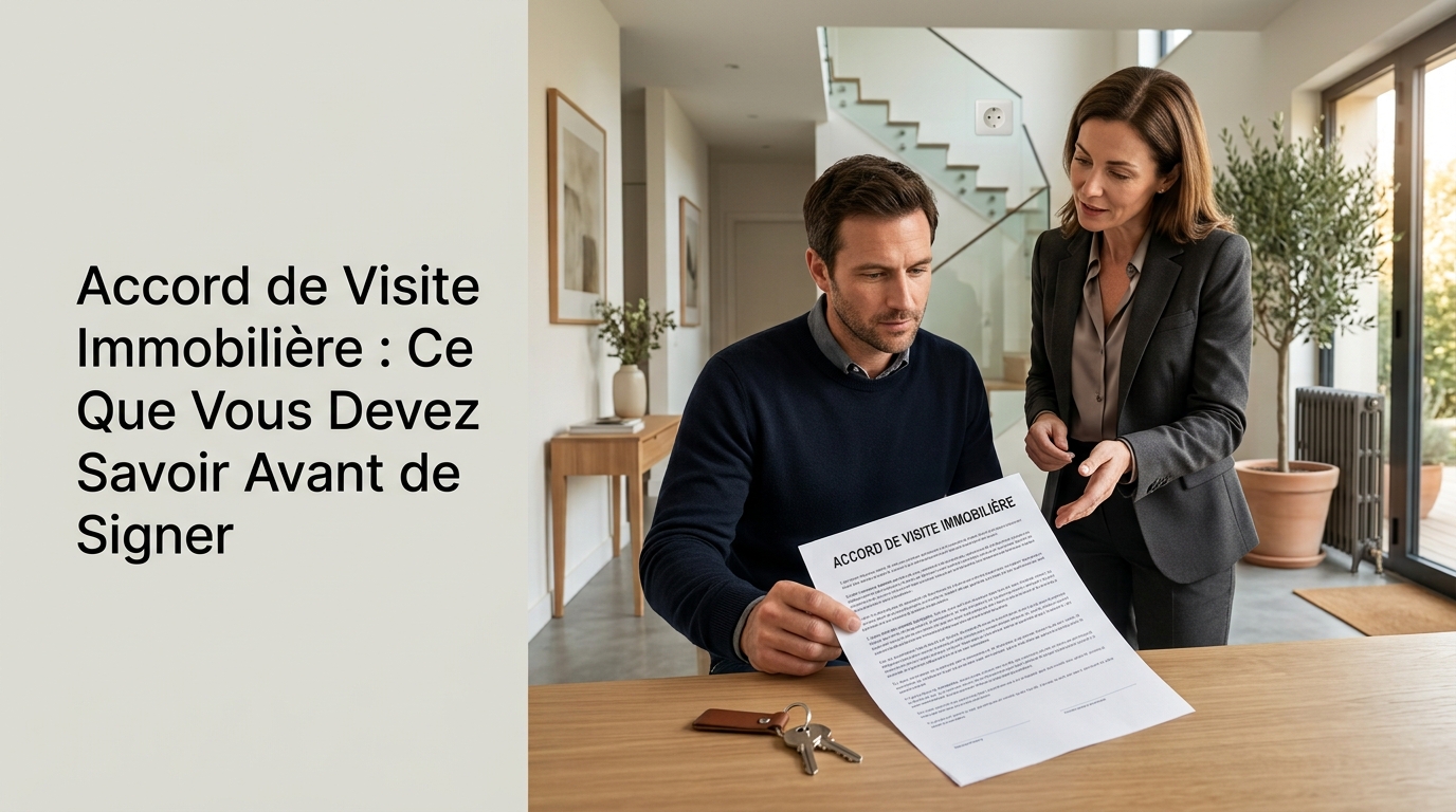 Qu'est-ce qu'un bon de visite immobilier ? Le bon de visite est un document simple