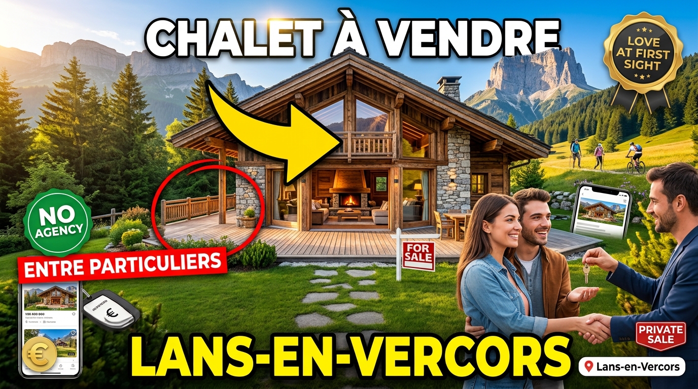 Le marché des chalets à Lans-en-Vercors en 2026