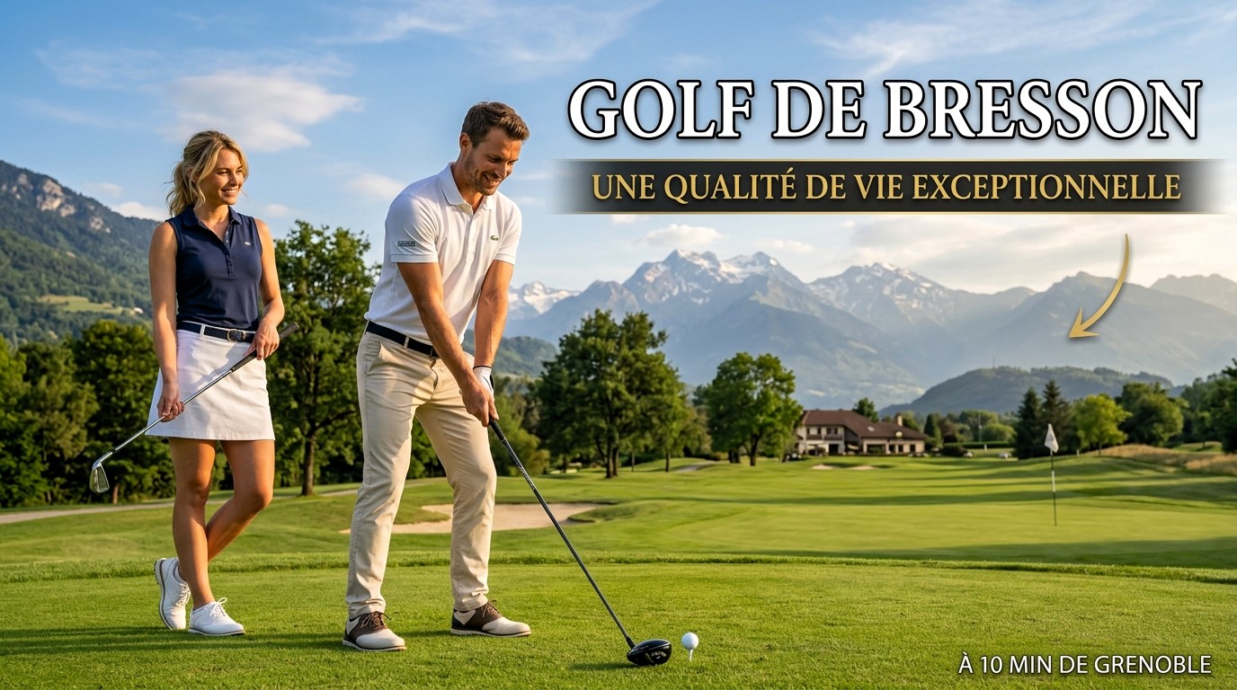 Golf de Bresson et tennis à deux pas