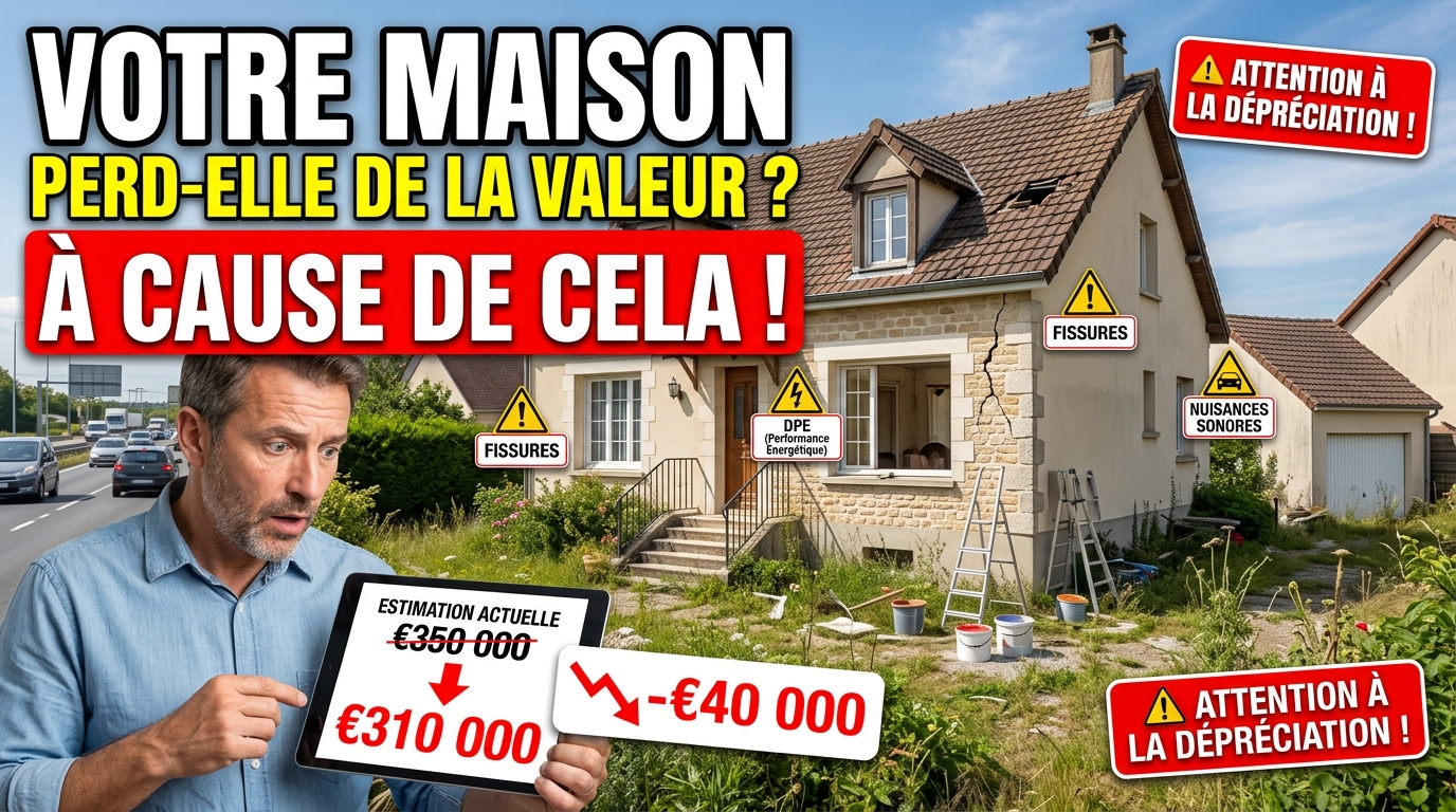 Les critères qui font baisser la valeur d'une maison Les critères qui font baisser la valeur d'une maison