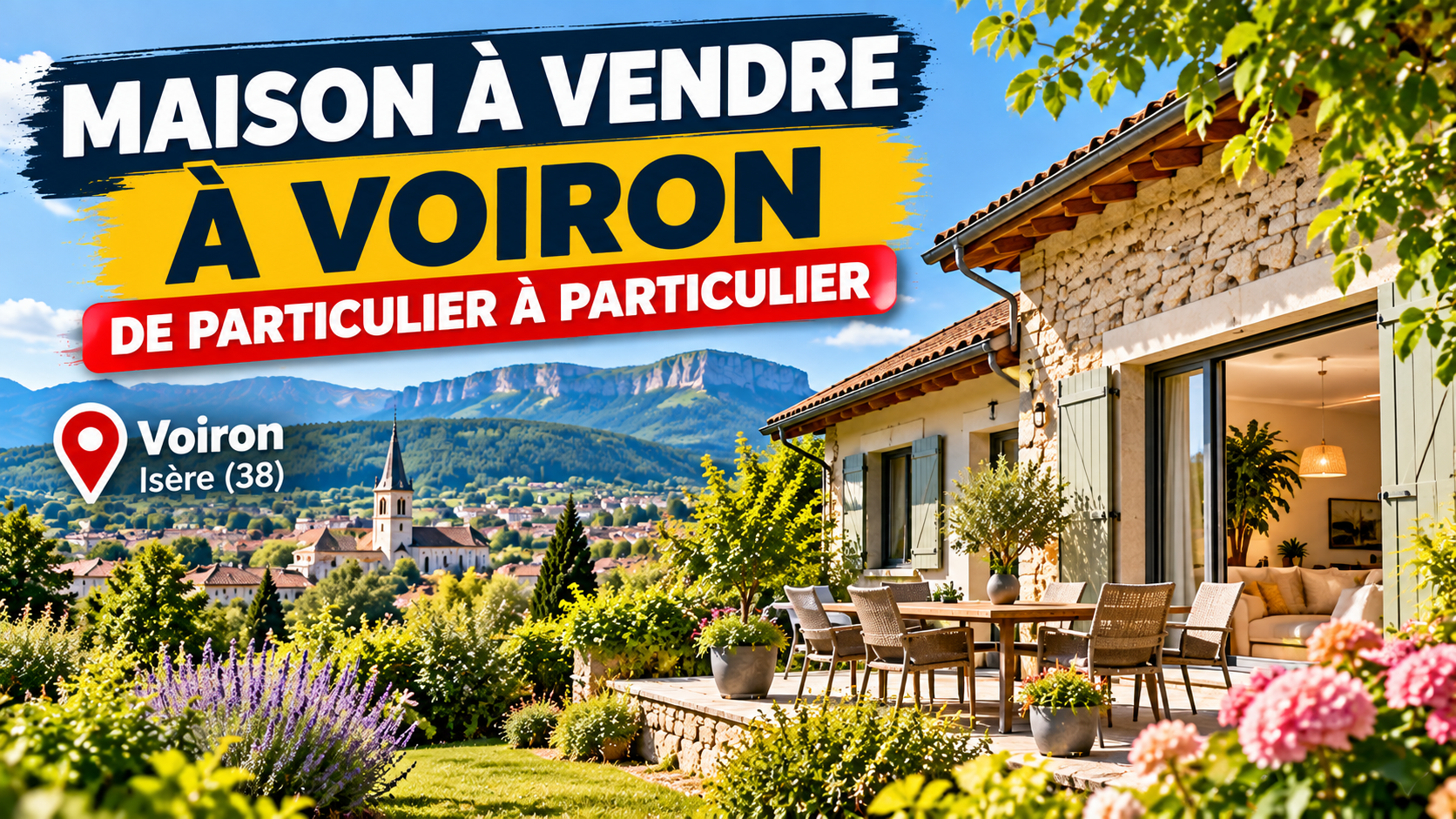 Maison à vendre à Voiron de particulier à particulier en Isère