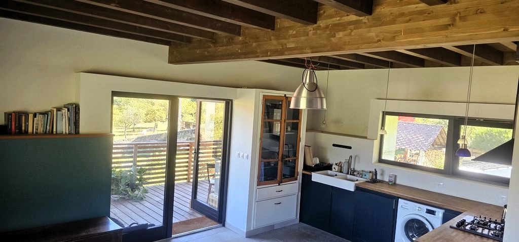 Maison à vendre à Laval-en-Belledonne entre particuliers – Ancienne grange écologique rénovée