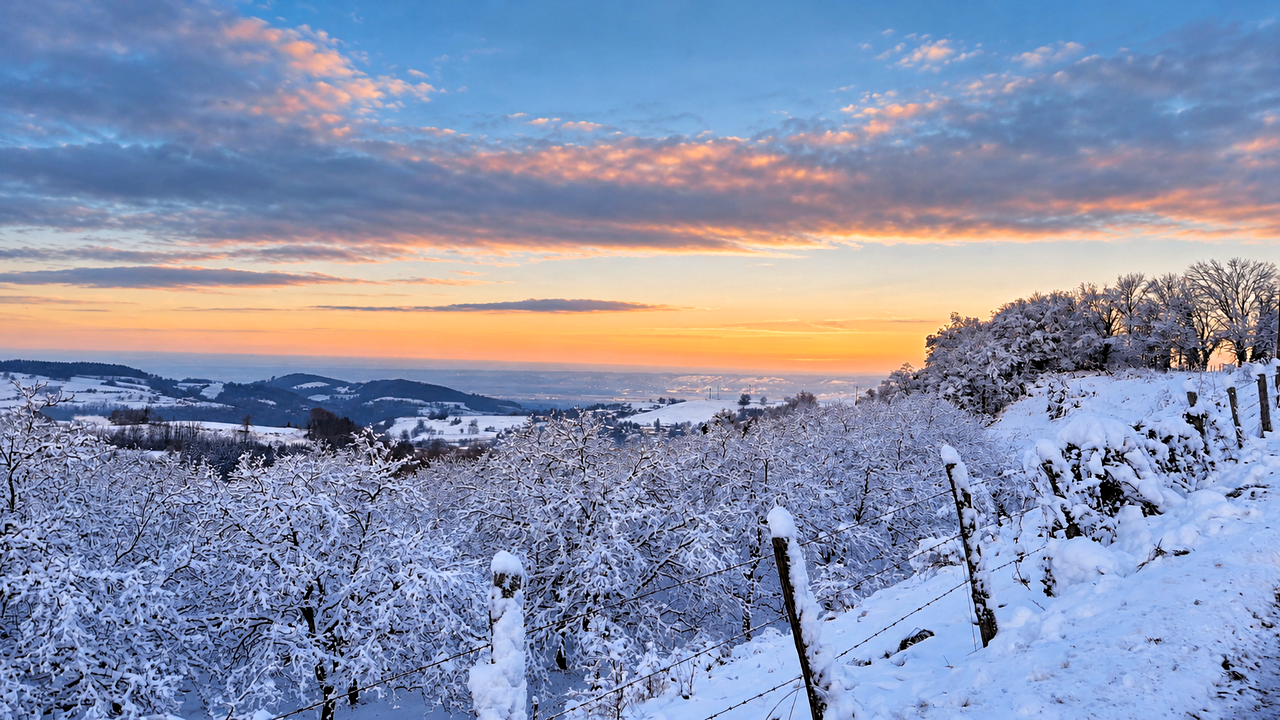 Paysage hivernal lumineux aux tons naturels-1